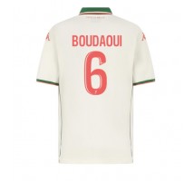 OGC Nice Hicham Boudaoui #6 Koszulka Wyjazdowa 2025-26 Krótki Rękaw